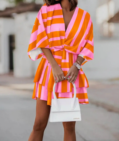 Valeria | Bohemian Floral Mini Dress
