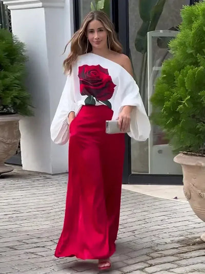 Rosa | Red Floral Set