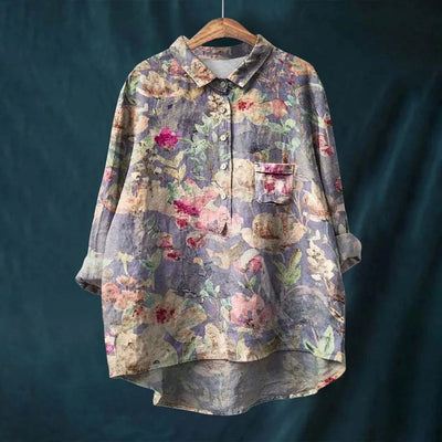 Rosemary | French Vintage Floral Blouse