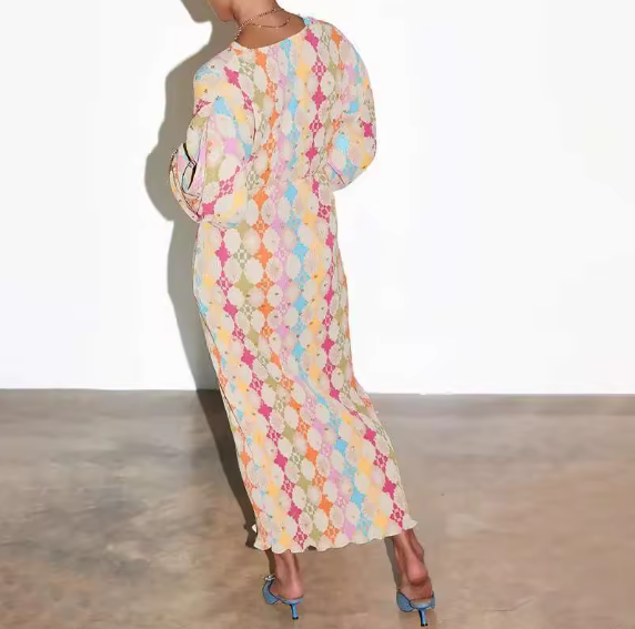 Lilian| Multicolor Maxi Dress