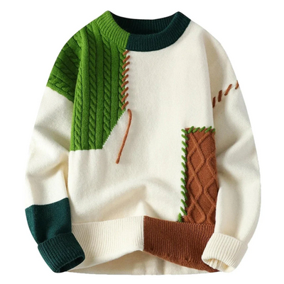 Simon | Jumper with Patchwork