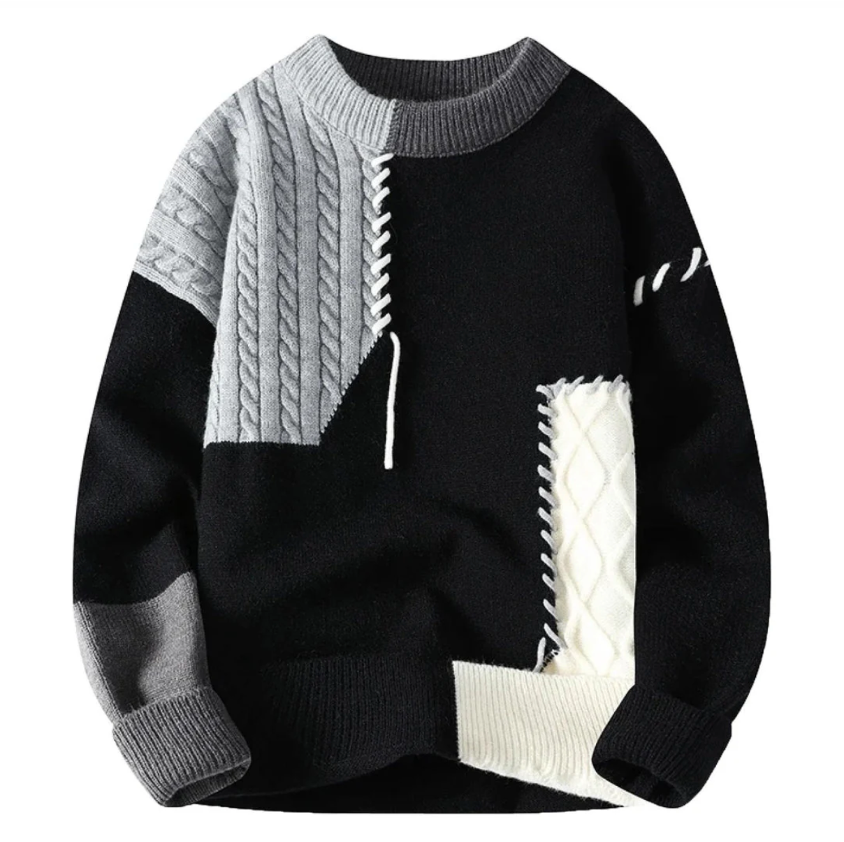 Simon | Jumper with Patchwork