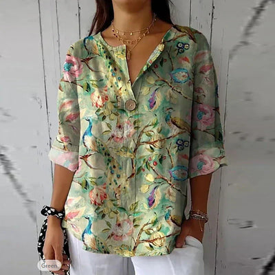 Heleina | Floral Vintage Blouse