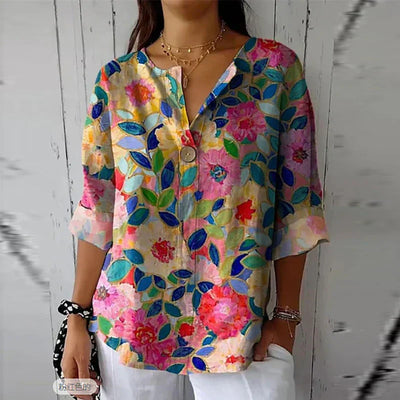 Heleina | Floral Vintage Blouse