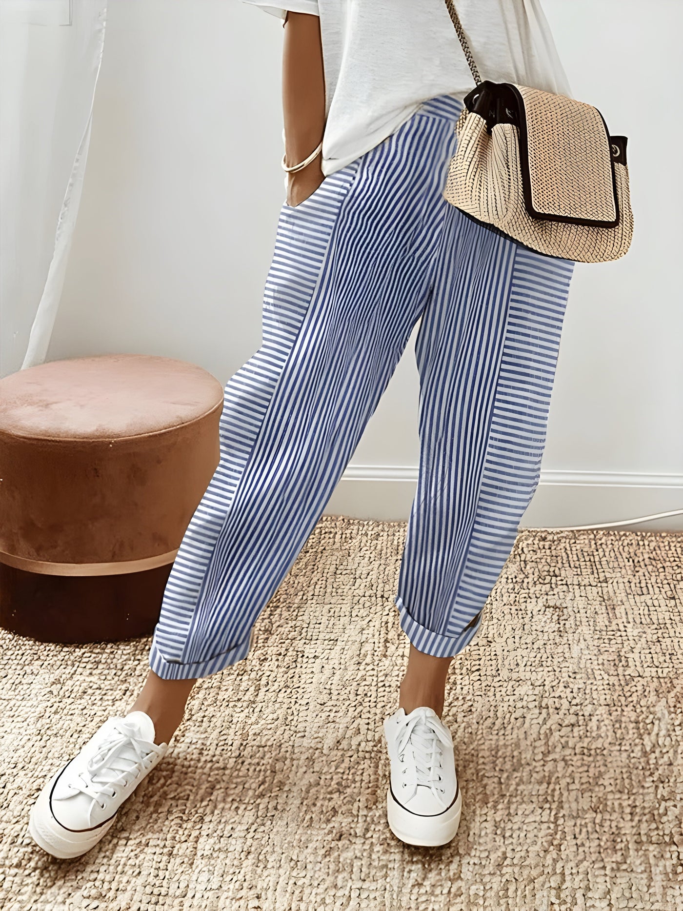 Elira | Striped Relax Pants