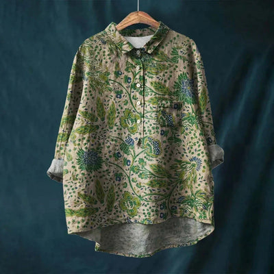 Anny | Floral Vintage Blouse