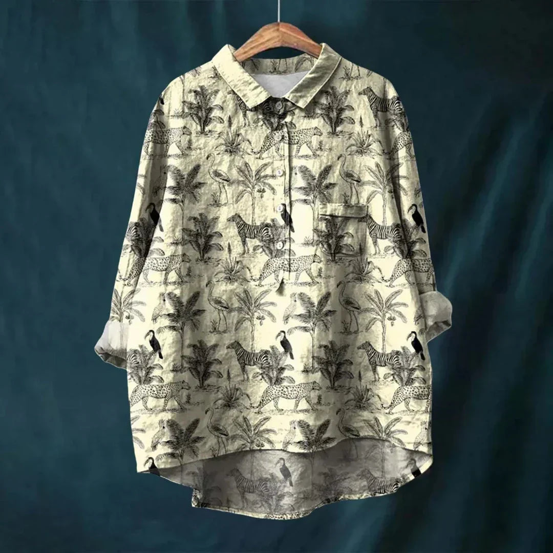 Anny | Floral Vintage Blouse