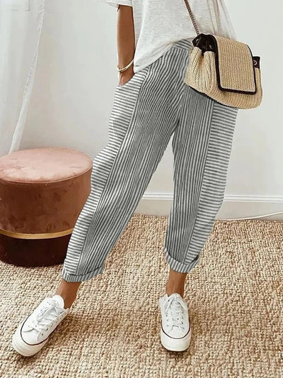 Elira | Striped Relax Pants