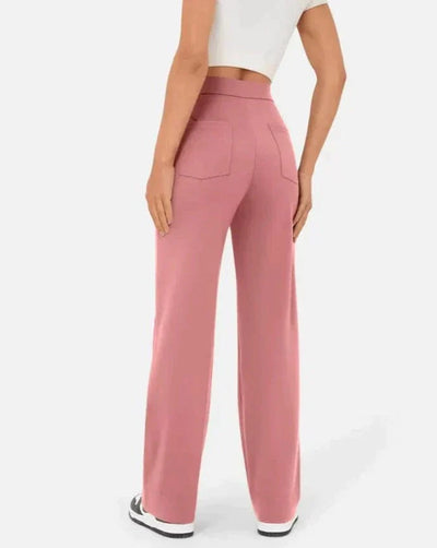 Amy | High-waisted elastic pants