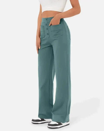 Amy | High-waisted elastic pants