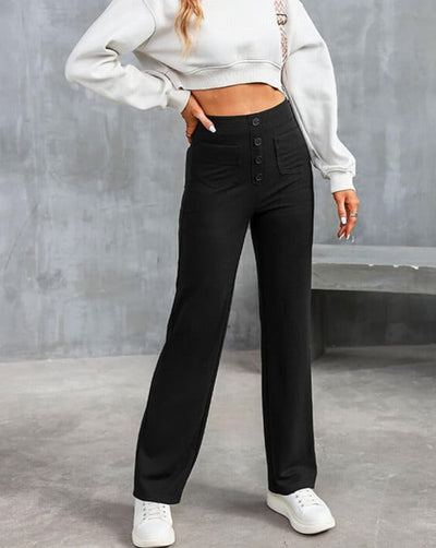 Amy | High-waisted elastic pants