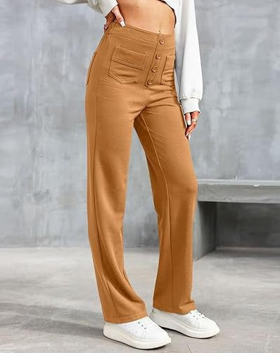 Amy | High-waisted elastic pants