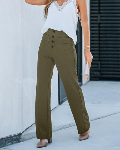 Amy | High-waisted elastic pants