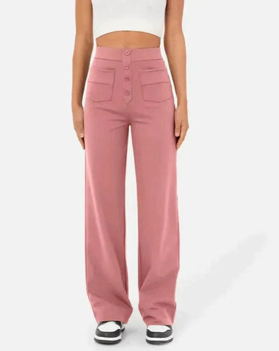Amy | High-waisted elastic pants