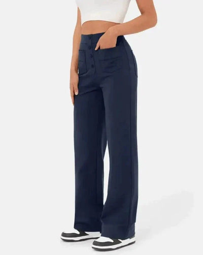 Amy | High-waisted elastic pants