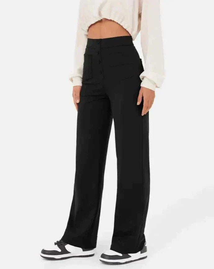 Amy | High-waisted elastic pants