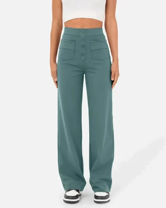 Amy | High-waisted elastic pants