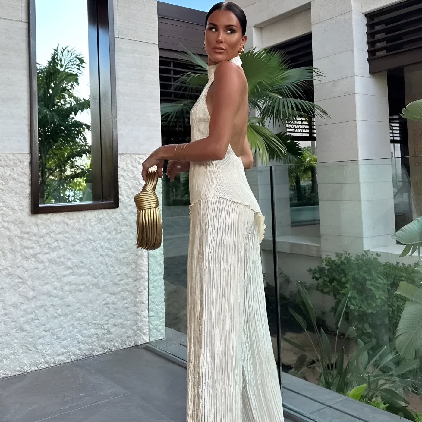 Tiana | Classy Backless Jumpsuit