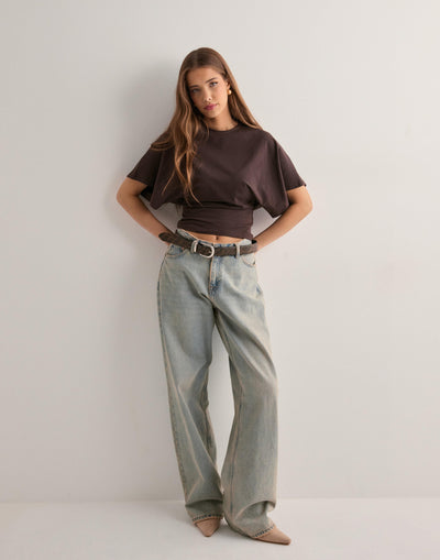 Emily | Cropped Waisted Top