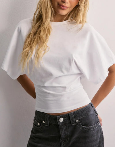 Emily | Cropped Waisted Top