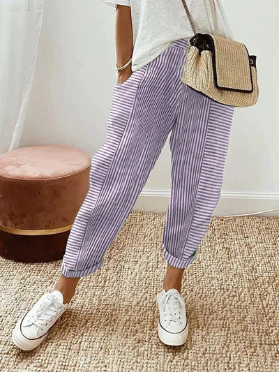 Elira | Striped Relax Pants