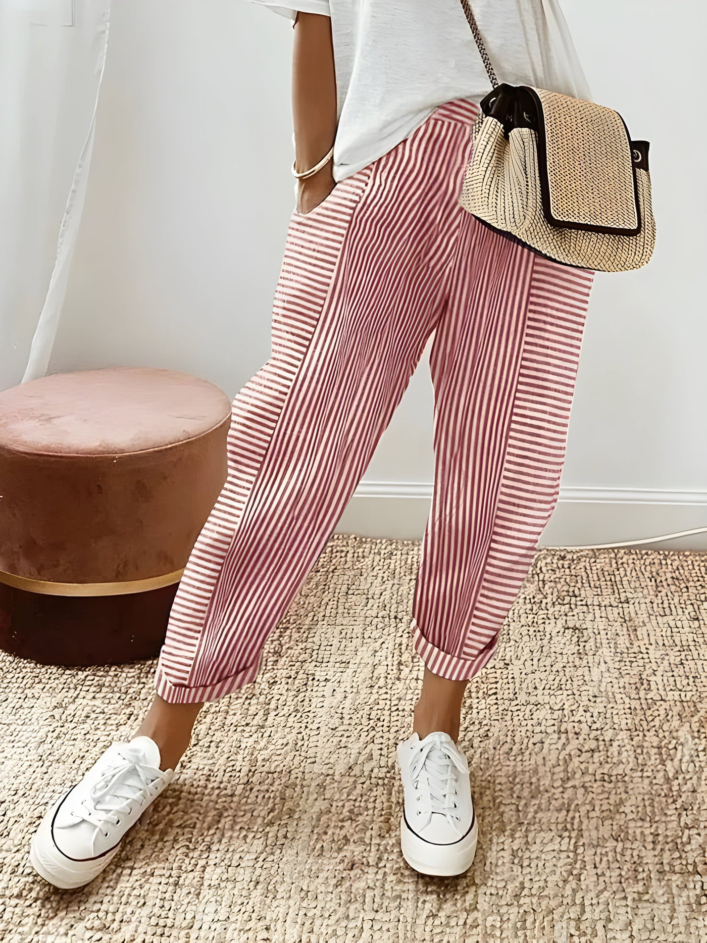 Elira | Striped Relax Pants